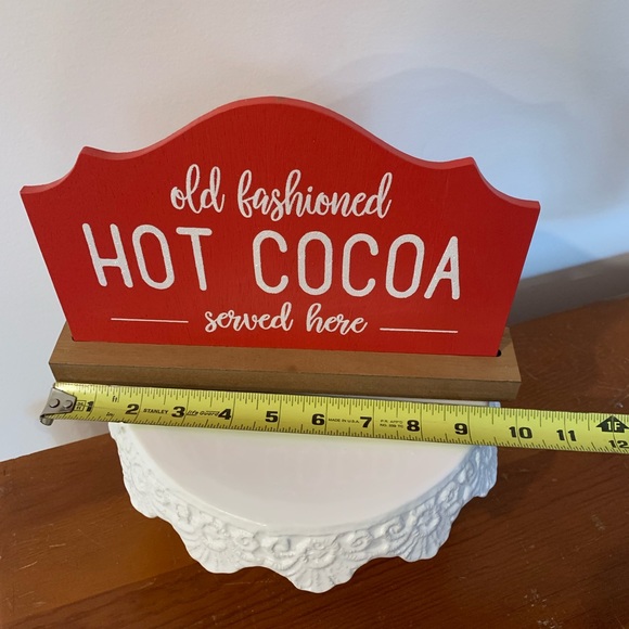Old Fashioned Hot Cocoa Served Here Sign - Picture 2 of 4